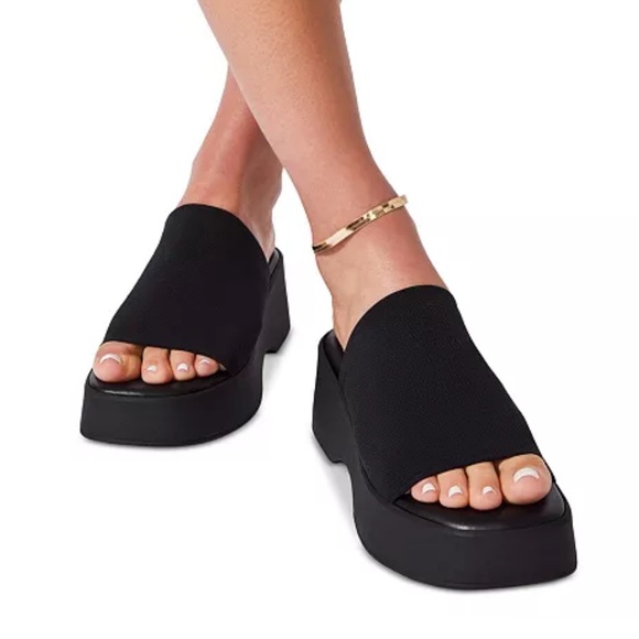 Steve Madden Women's Slinky30 Flatform Wedge Sandals Y2K Size 36 / 5.5 - Picture 1 of 10
